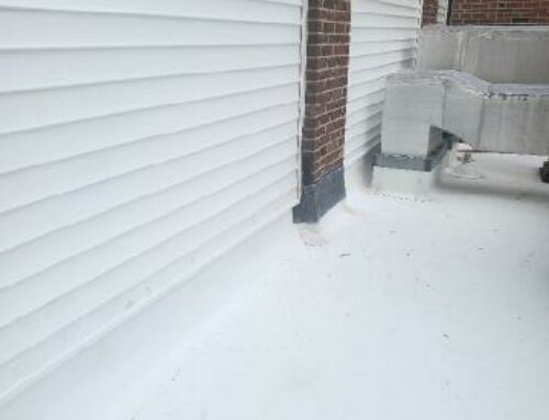 Commercial TPO Roofing and Siding installed in Lawrence, MA.